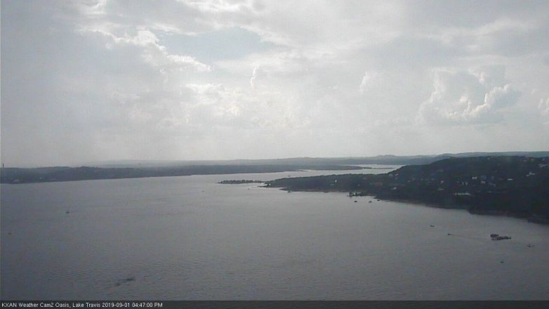 Lake Travis webcam, September 1, 2019 3:50 PM CT