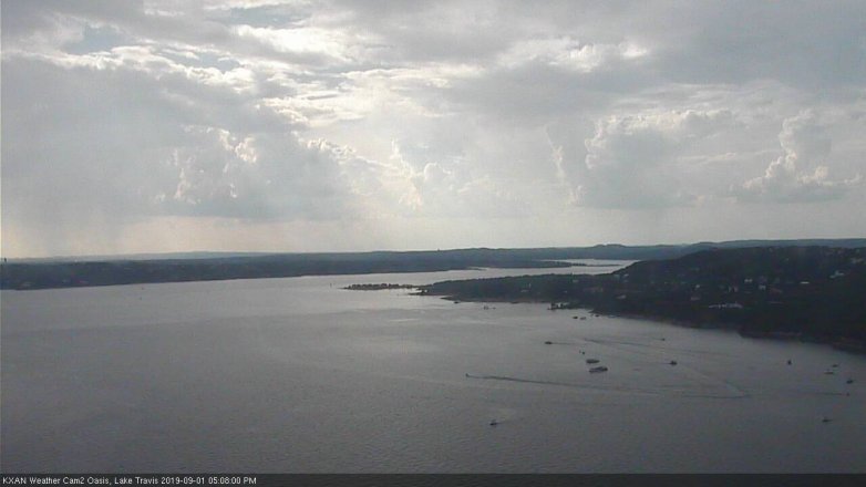 Lake Travis webcam, September 1, 2019 4:10 PM CT