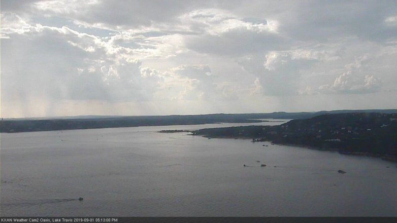 Lake Travis webcam, September 1, 2019 4:15 PM CT