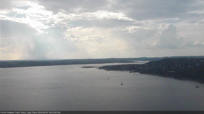 Lake Travis webcam, September 1, 2019 4:25 PM CT