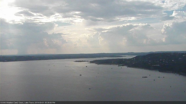 Lake Travis webcam, September 1, 2019 4:40 PM CT