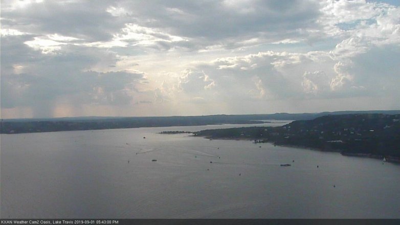 Lake Travis webcam, September 1, 2019 4:45 PM CT
