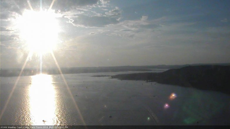 Lake Travis webcam, September 1, 2019 6:10 PM CT