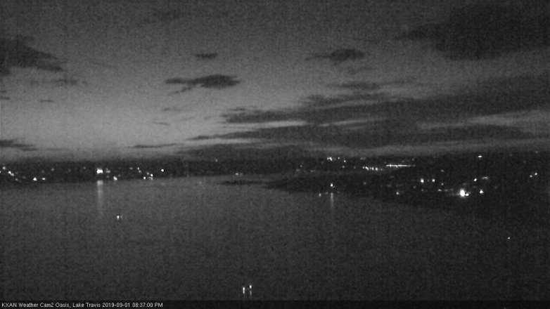 Lake Travis webcam, September 1, 2019 7:40 PM CT