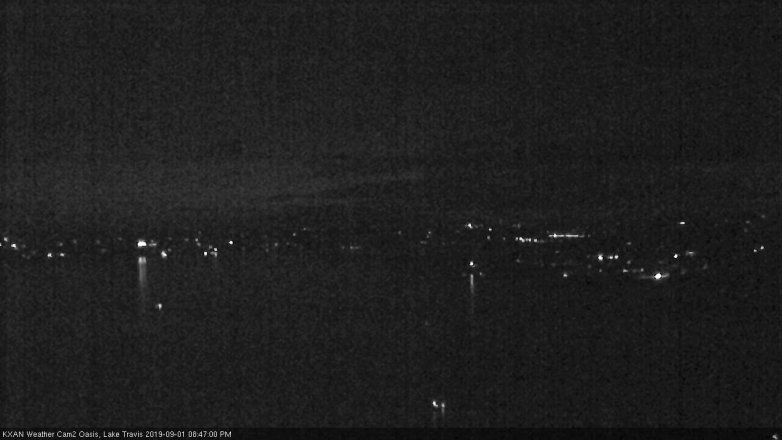 Lake Travis webcam, September 1, 2019 7:50 PM CT