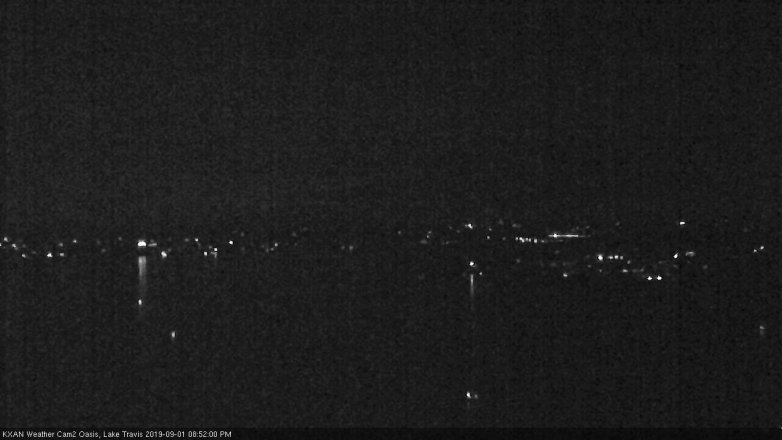 Lake Travis webcam, September 1, 2019 7:55 PM CT