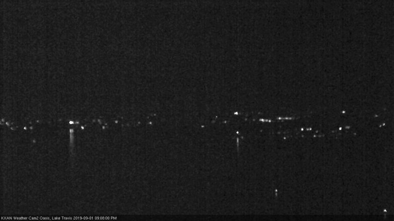 Lake Travis webcam, September 1, 2019 8:10 PM CT