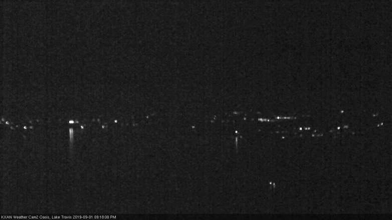 Lake Travis webcam, September 1, 2019 8:20 PM CT