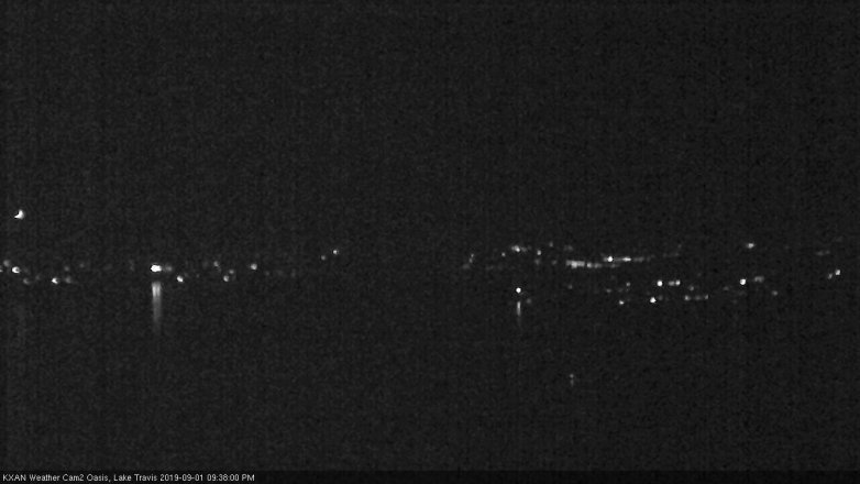 Lake Travis webcam, September 1, 2019 8:40 PM CT