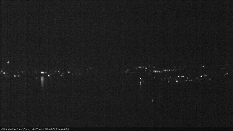 Lake Travis webcam, September 1, 2019 8:45 PM CT