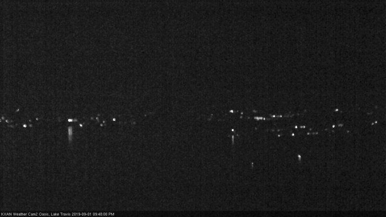 Lake Travis webcam, September 1, 2019 8:50 PM CT