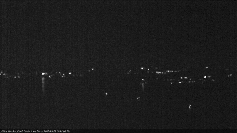 Lake Travis webcam, September 1, 2019 9:05 PM CT