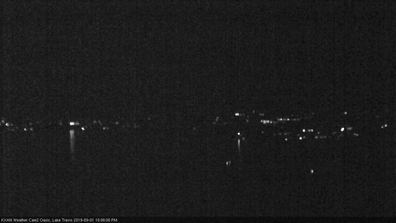 Lake Travis webcam, September 1, 2019 9:10 PM CT