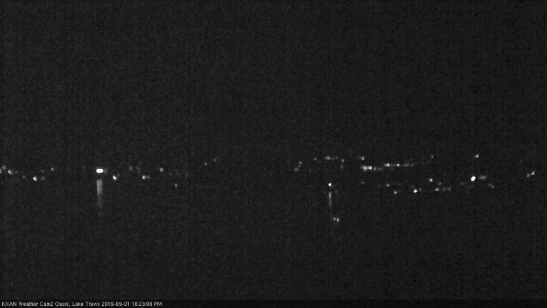 Lake Travis webcam, September 1, 2019 9:25 PM CT