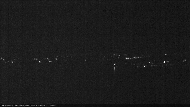 Lake Travis webcam, September 1, 2019 10:15 PM CT