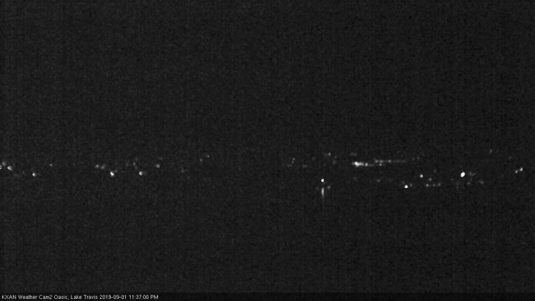 Lake Travis webcam, September 1, 2019 10:40 PM CT