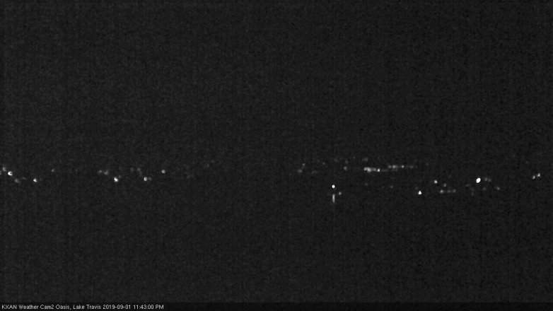 Lake Travis webcam, September 1, 2019 10:45 PM CT