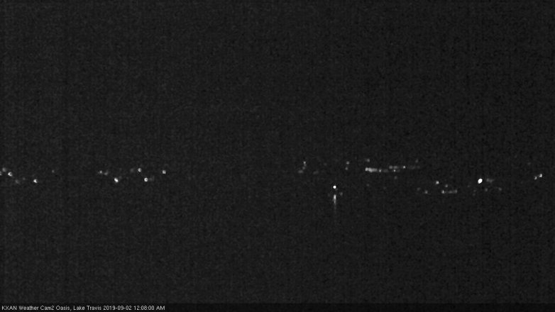 Lake Travis webcam, September 1, 2019 11:10 PM CT