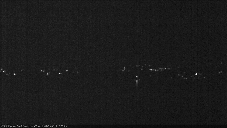 Lake Travis webcam, September 1, 2019 11:20 PM CT