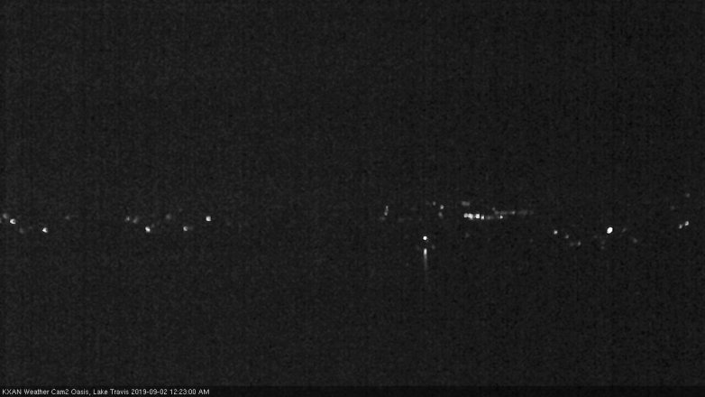 Lake Travis webcam, September 1, 2019 11:25 PM CT