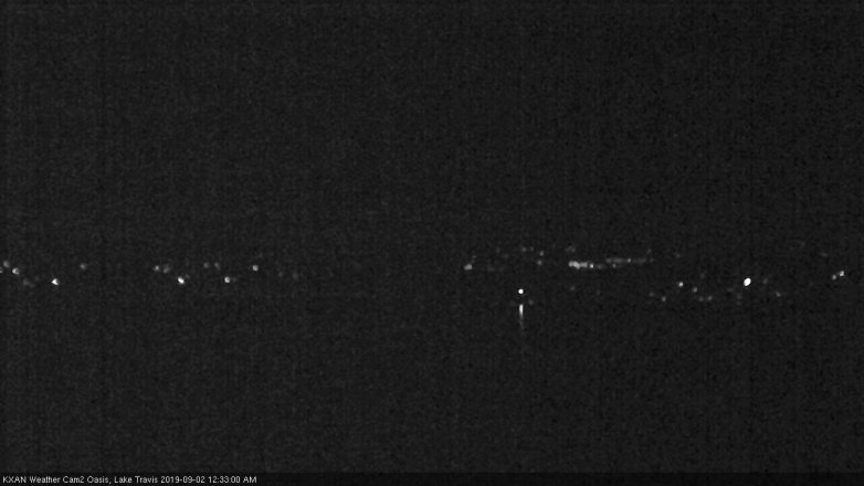 Lake Travis webcam, September 1, 2019 11:35 PM CT