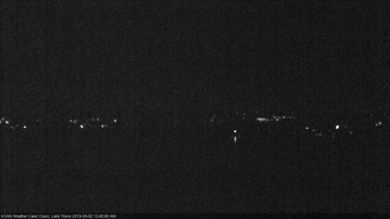 Lake Travis webcam, September 1, 2019 11:50 PM CT