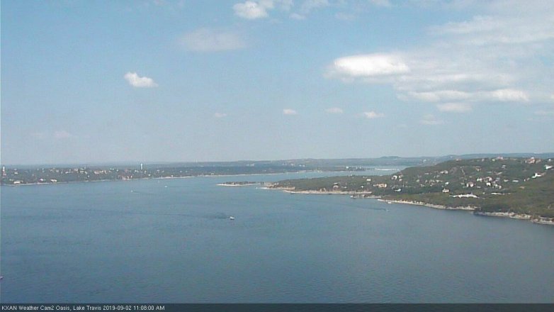Lake Travis webcam, September 2, 2019 10:10 AM CT