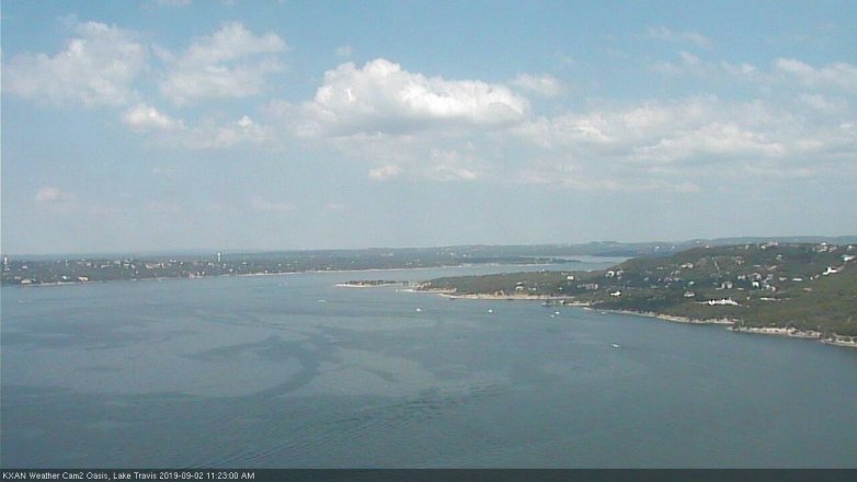 Lake Travis webcam, September 2, 2019 10:25 AM CT