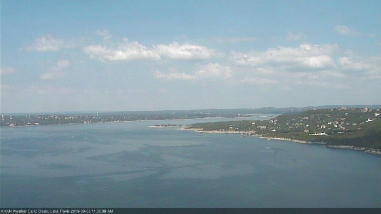Lake Travis webcam, September 2, 2019 10:35 AM CT