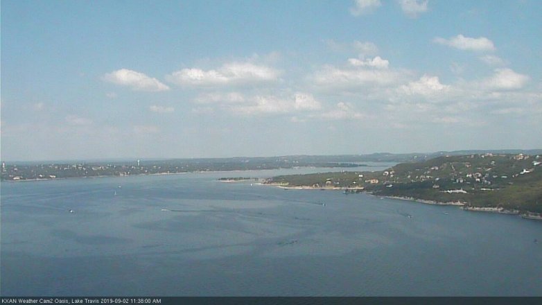 Lake Travis webcam, September 2, 2019 10:40 AM CT
