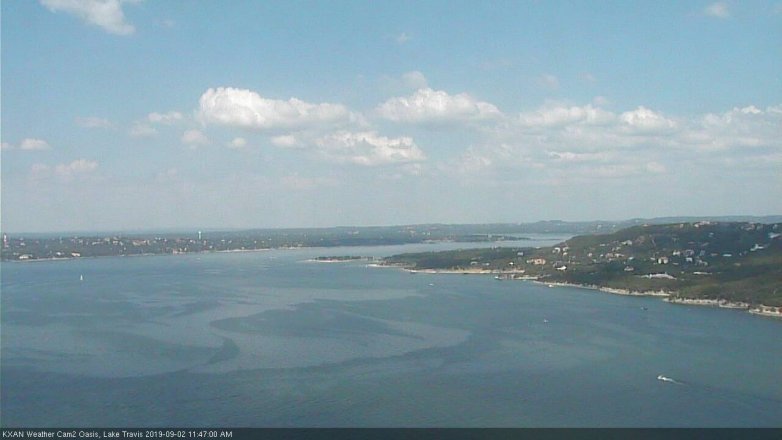 Lake Travis webcam, September 2, 2019 10:50 AM CT