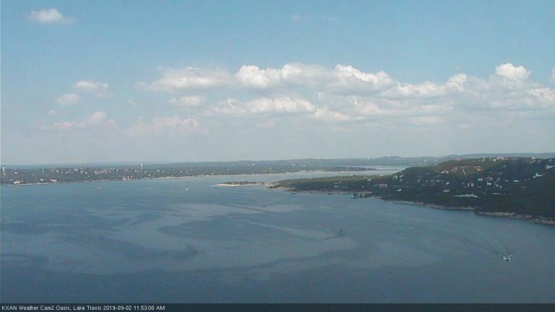 Lake Travis webcam, September 2, 2019 10:55 AM CT