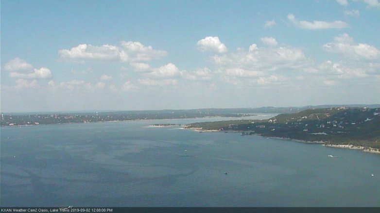 Lake Travis webcam, September 2, 2019 11:10 AM CT