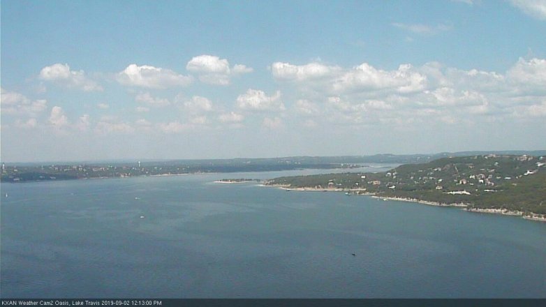 Lake Travis webcam, September 2, 2019 11:15 AM CT