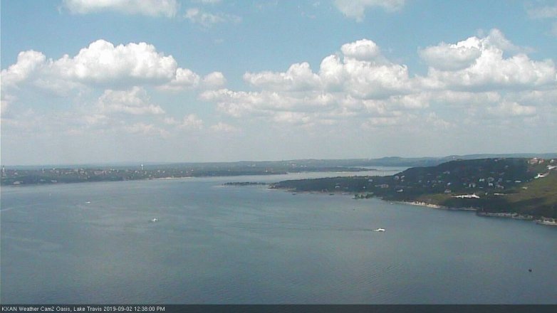 Lake Travis webcam, September 2, 2019 11:40 AM CT