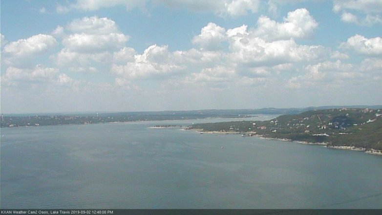 Lake Travis webcam, September 2, 2019 11:50 AM CT