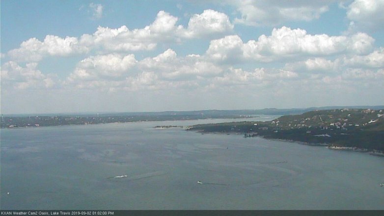 Lake Travis webcam, September 2, 2019 12:05 PM CT