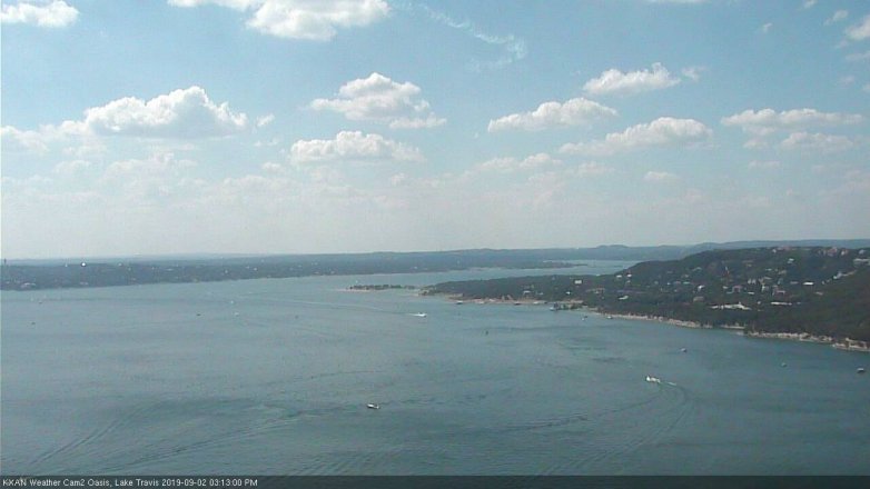 Lake Travis webcam, September 2, 2019 2:15 PM CT