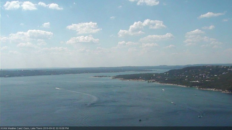 Lake Travis webcam, September 2, 2019 2:20 PM CT