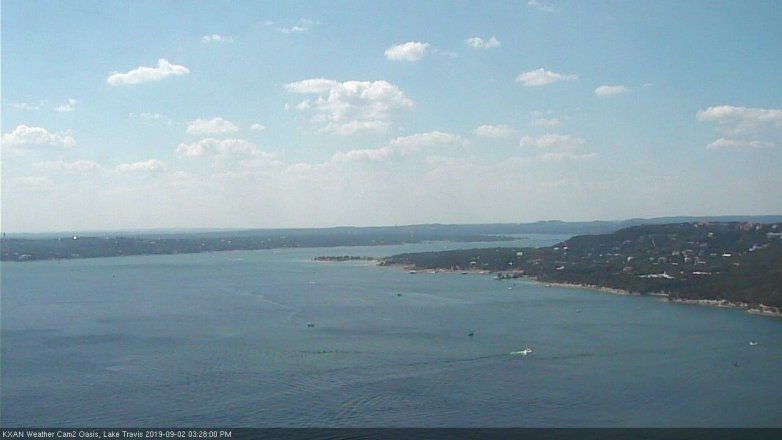 Lake Travis webcam, September 2, 2019 2:30 PM CT