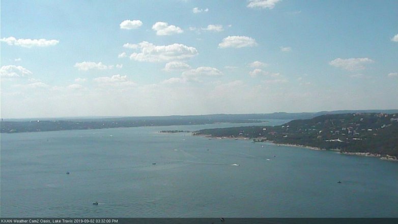 Lake Travis webcam, September 2, 2019 2:35 PM CT