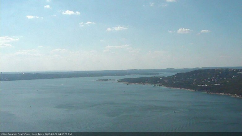 Lake Travis webcam, September 2, 2019 3:10 PM CT