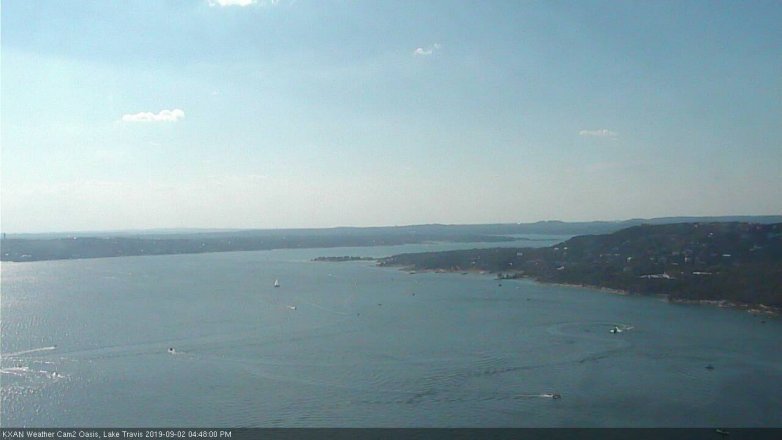 Lake Travis webcam, September 2, 2019 3:50 PM CT