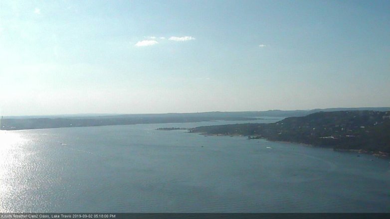 Lake Travis webcam, September 2, 2019 4:20 PM CT