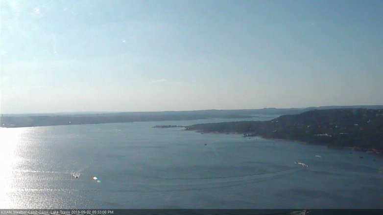 Lake Travis webcam, September 2, 2019 4:35 PM CT