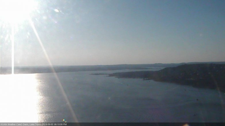 Lake Travis webcam, September 2, 2019 5:20 PM CT