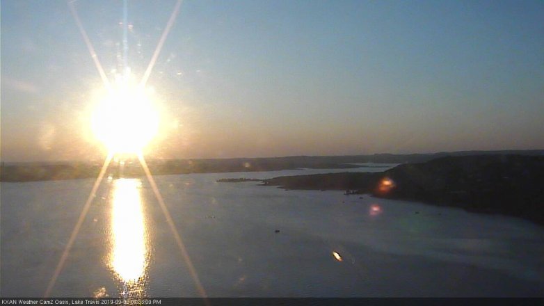 Lake Travis webcam, September 2, 2019 6:35 PM CT