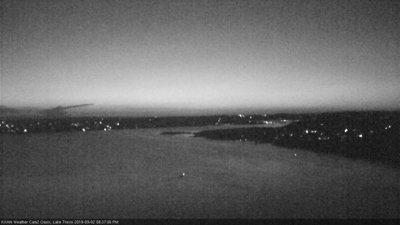 Lake Travis webcam, September 2, 2019 7:40 PM CT