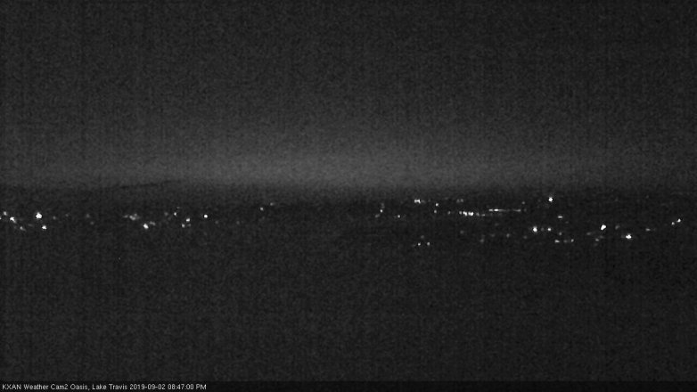 Lake Travis webcam, September 2, 2019 7:50 PM CT