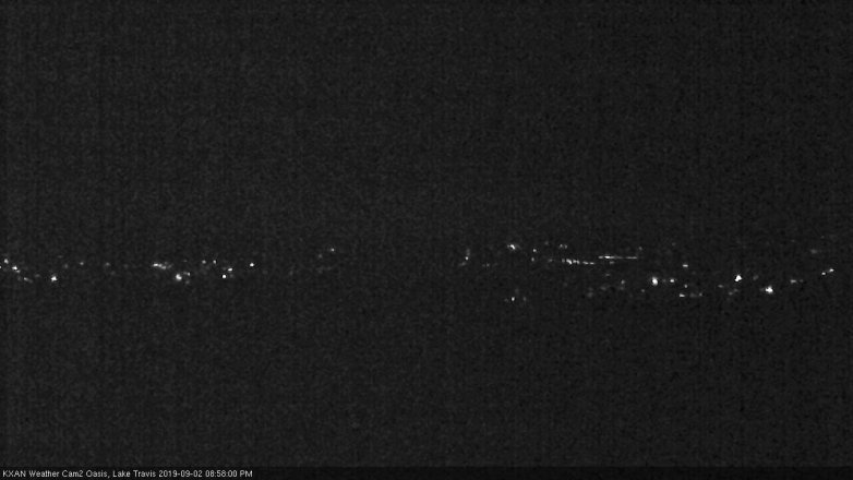 Lake Travis webcam, September 2, 2019 8:00 PM CT